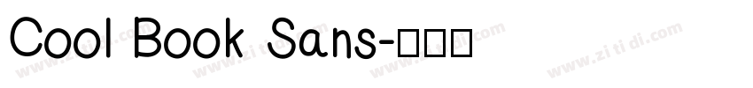 Cool Book Sans字体转换